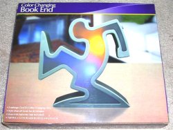 (image for) Decorative Color Changing Bookend Person