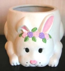 (image for) Bunny Flower Pot New