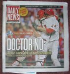 (image for) Roy Halladay No Hitter Daily News October 7, 2010