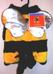 (image for) Dog Pet Bumblebee Bee Costume Outfit Large