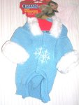 (image for) Pet Sweater with Hood XSmall Blue
