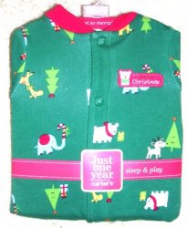 (image for) Carter\'s Just One Year My First Christmas Sleep and Play