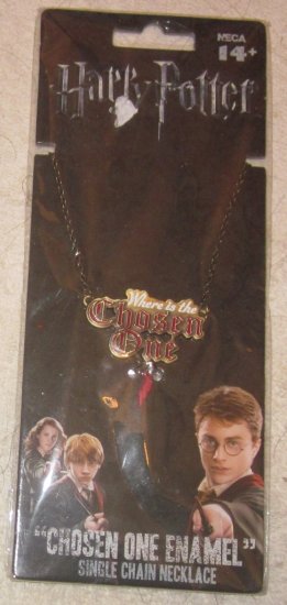 (image for) Harry Potter Chosen One Enamel Necklace Single Chain - Click Image to Close