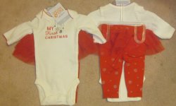 (image for) Just One You My First Christmas Outfit with tutu Newborn