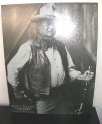 (image for) John Wayne The Duke Tin Sign