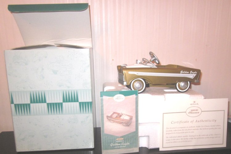 (image for) Hallmark Kiddie Car Classics 1956 Murray Golden Eagle LE QHG9033 - Click Image to Close