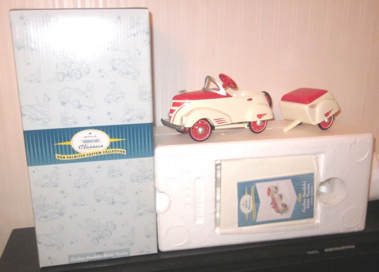 (image for) Hallmark Kiddie Car Classics 1940 Custom Roadster with Trailer - Click Image to Close