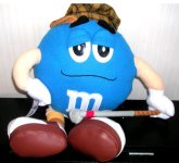 (image for) M and M Blue Plush Stuffed Official Licensed Product