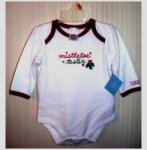 (image for) Christmas Long Sleeve One Piece Bodysuit Creeper 3 6 Months