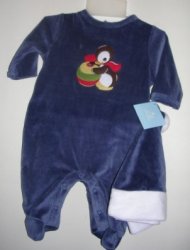 (image for) Penguin Outfit Sleeper w/ Hat 6-9 months
