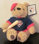 (image for) Philadelphia Phillies Batting Bear with Bat Plush Stuffed 7"