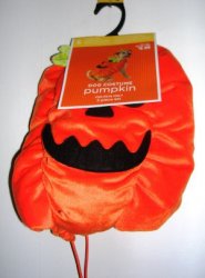 (image for) Dog Pet Costume Pumpkin Outfit Small