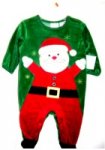 (image for) Christmas Outfit One Piece Romper Layette Santa