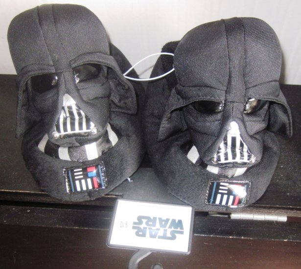 (image for) Star Wars Darth Vader Slippers 7/8 Medium - Click Image to Close