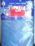 (image for) Fabric Tablecloth Blue Oblong 60 x 102