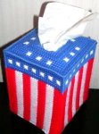 (image for) Fourth 4th of July Tissue Kleenex Box Cover Patriotic