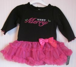 (image for) Baby Glam Very Merry Skirted Creeper Tulle Skirt 6 Months