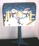 (image for) Christmas Holiday Pedestal Mailbox Indoor Decorative