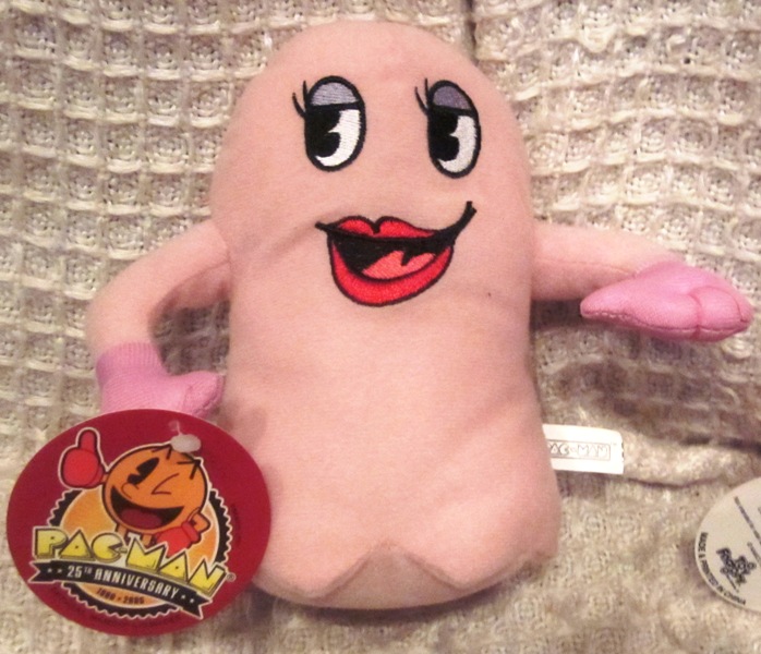 pac man pinky plush