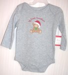 (image for) Holiday Creeper Long Sleeve My First Christmas 3-6 Months