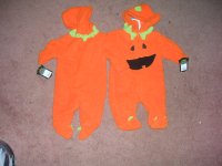 (image for) Pumpkin Costume 3 Months One Piece