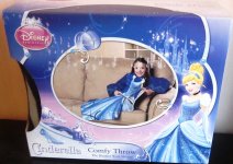 (image for) Disney Cinderella Comfy Throw Blanket with Sleeves Northwest