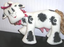(image for) Cow Pillow Shelf Sitter Handmade New