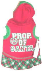(image for) Dog Christmas Holiday Dress Property of Santa XSmall