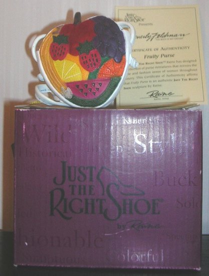 (image for) Just the Right Shoe by Raine Fruity Matching Purse 25321 - Click Image to Close