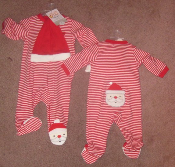 (image for) Just One You One Piece with Santa hat 3 months - Click Image to Close
