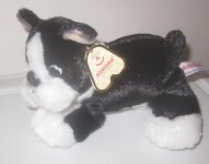 (image for) Stuffed Plush Boston Terrier Dog Puppy by Aurora Terrie
