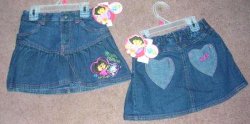 (image for) Dora The Explorer Denim Skirt Size 6