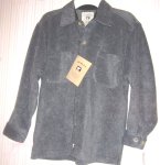 (image for) Juneau Boys Soft Fleece Button Shirt Gray Grey 8/10