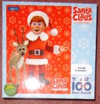 (image for) Santa Claus Is Comin To Town 100 Piece Puzzle Kringle Reindeer