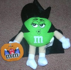 (image for) M and M Green Witch Plush Stuffed