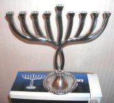 (image for) Jewish Judaism Contemporary Menorah