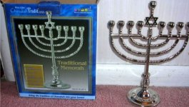 (image for) Chanukah Hanukkah Traditional Menorah