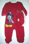 (image for) Disney Mickey Mouse Outfit Sleeper Hat 0-3 Months