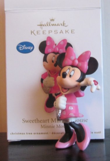 (image for) Hallmark Keepsake Sweetheart Minnie Mouse Ornament 2011 - Click Image to Close