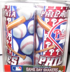 (image for) Philadelphia Phillies Refillable Game Day Salt and Pepper Shaker