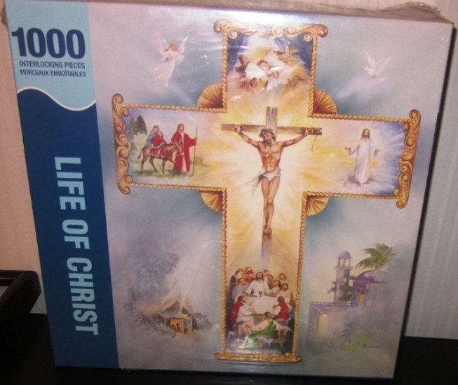 (image for) Springbok Life Of Christ 1000 Piece Puzzle Interlocking Cross - Click Image to Close