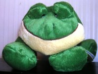 (image for) Skm Stuffed Plush Frog Rattle #88118