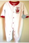 (image for) Baby's First Christmas Outfit One Piece Romper Layette 3-6 M