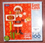 (image for) Santa Claus Is Comin To Town 100 Piece Puzzle Kringle and Gifts