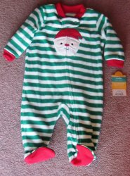 (image for) Carter\'s Just One You Sleeper Santa Sleep and Play 3Month 3m
