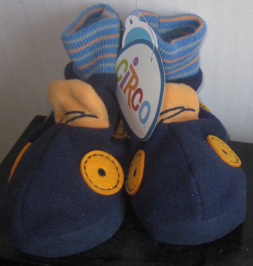 (image for) Circo Baby Slippers Booties Blue 12 months 24 months - Click Image to Close