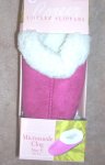 (image for) Microsuede Clog Women's Cozeez Slippers Pink Small 5-6