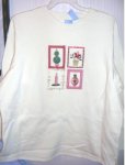 (image for) Christmas Womens Sweatshirt Cream XL