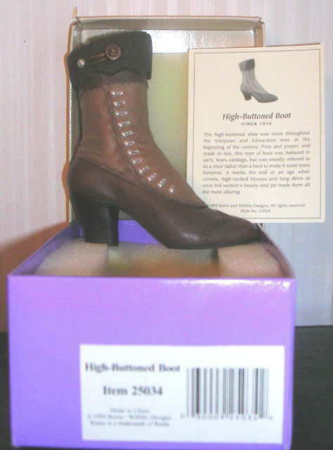 Just the Right Shoe High Button Boot Raines 