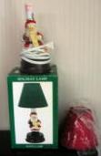 (image for) Holiday Christmas Santa Lamp Table Lamp - Click Image to Close